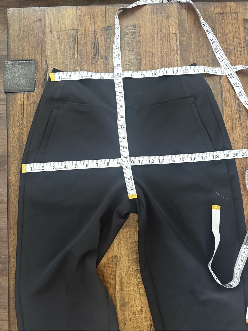 Athleta Endless High Rise Pant Black Women's Size 6 Pull On Travel Work Pants - Picture 10 of 11